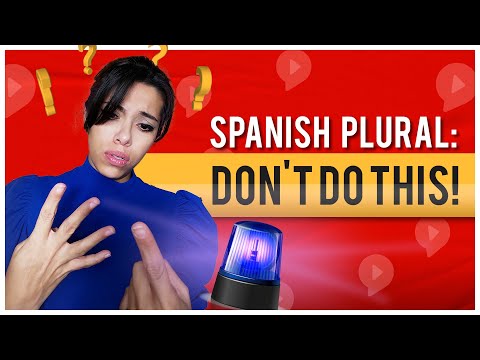 SPANISH PLURALS: DON’T Learn these 4 Rules By Heart (Try THIS Instead) ❌