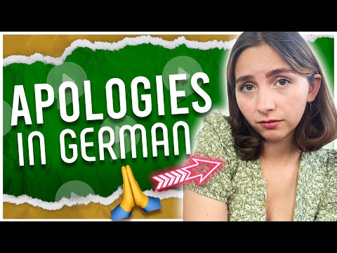 This is How you APOLOGIZE in German