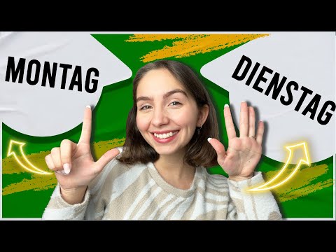 Learn the German DAYS of the WEEK (easy)