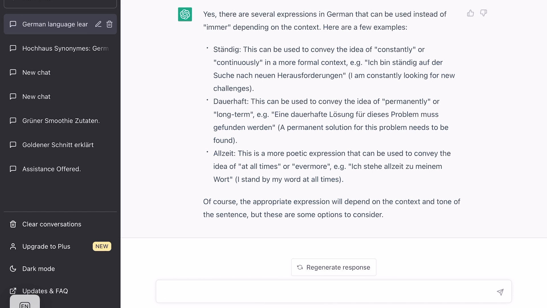 ChatGPT intelligence overview